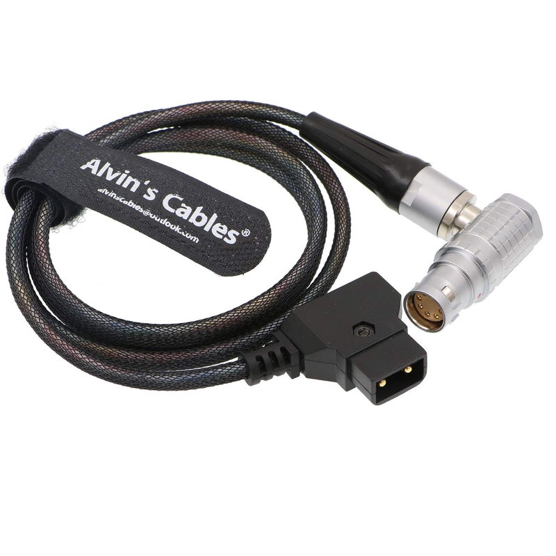 Alvin's Cables Arri Alexa Mini Camera Flexible Light Power Cable 8 Pin Right Angle to D TAP - Image 3